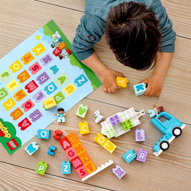 Zestaw klocków LEGO DUPLO My First Ciężarówka Alfabet 36 elementów (10915) - obraz 4