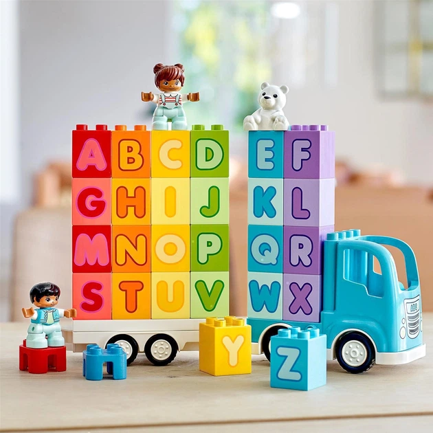Zestaw klocków LEGO DUPLO My First Ciężarówka Alfabet 36 elementów (10915) - obraz 5