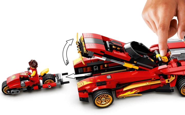 DSLLセット Конструктор LEGO Ninjago Преследователь ниндзя X-1599 деталей
