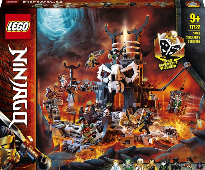 Конструктор LEGO NINJAGO Підземелля чаклуна Черепа 1171 деталь