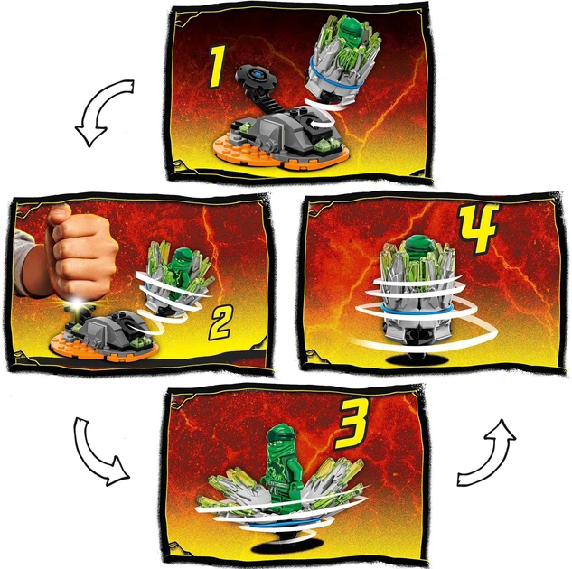Конструктор LEGO Ninjago Шквал Спінджицу — Ллойд 48 деталей (70687