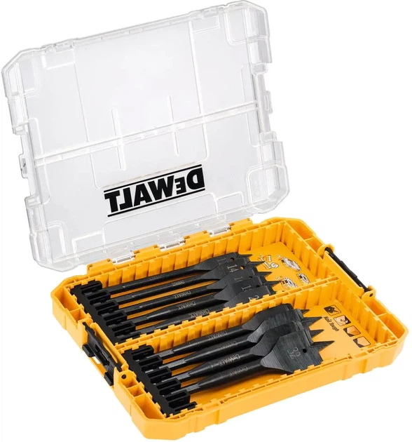 Набор перьевых сверл по дереву DeWalt в боксе 9 шт (DT70751) - изображение 2