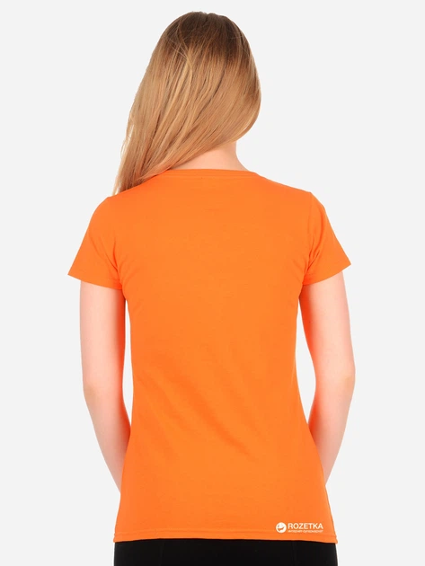 Футболка хлопковая женская Fruit of the loom Valueweight Ladies 061372044 XL Оранжевая (5000000005321) - изображение 2