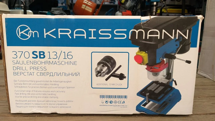 Сверлильный станок Kraissmann 370 SB 13/16 ( 2 Патрона и Тески) - изображение 2