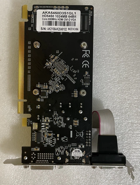 Видеокарта Arktek PCI-Ex Radeon HD 5450 1GB DDR3 (64bit) (650/1066 ...