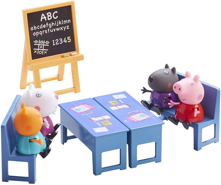 Peppa discount classroom playset