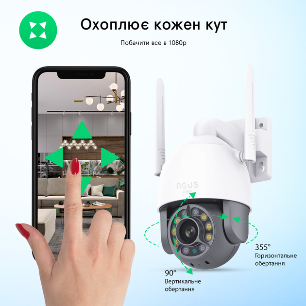 Розумна камера Nous W4 - зображення 6