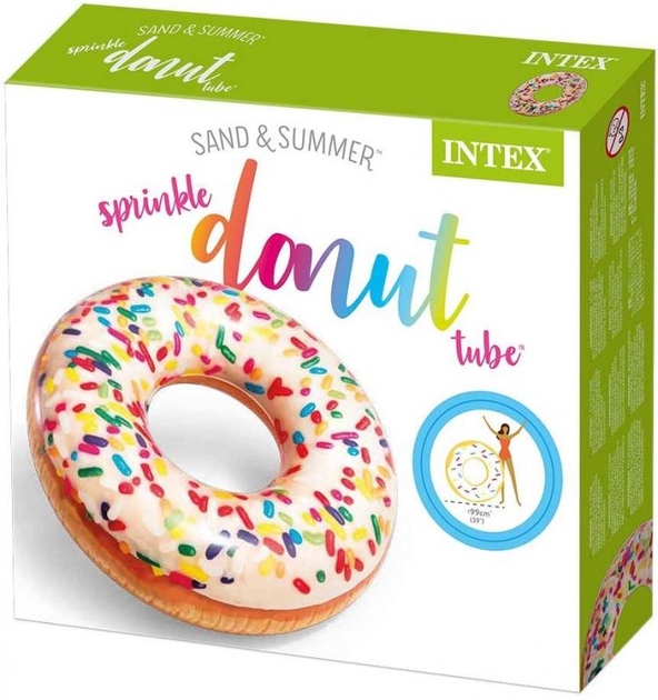 Надувний круг "Пончик" Intex 114 см від 14-ти років - зображення 4