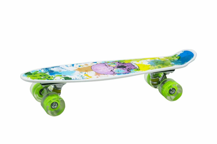 Пенни борд со светящимися колесами Best Board Графити - Фото 2 Пенни борд со светящимися колесами Best Board Графити - изображение 2