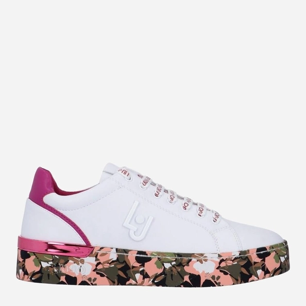 Кеды Liu Jo Silvia 01 Sneaker BA0001EX014S1021 39 Белые с розовым (800070117599) 