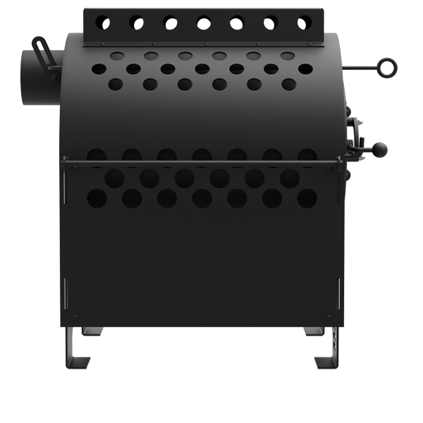 Печь на дровах серии BARREL 1510 тип 005 d 120мм 9 кВт (6C0002) - изображение 4