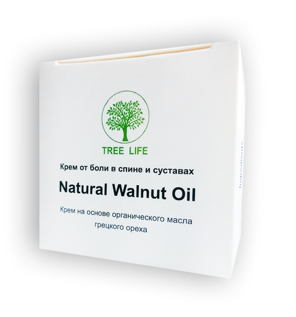 Крем від болю в спині і суглобах Tree Life Natural Walnut Oil 50 мл - зображення 1