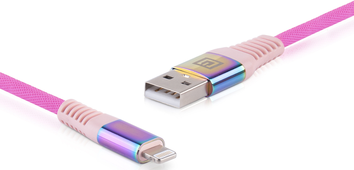 Кабель Real-El MFI USB A - Lightning Rainbow 1 м (EL123500051) - зображення 2