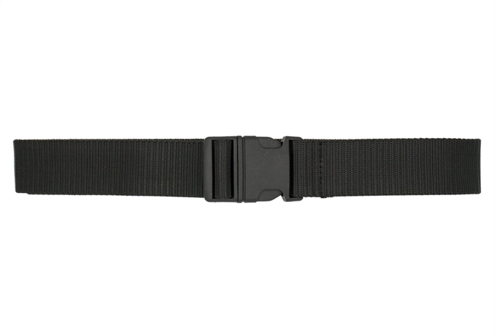 Мужской тактический ремень NA 4 см для джинсов черный 120 см (NA115659) - изображение 1