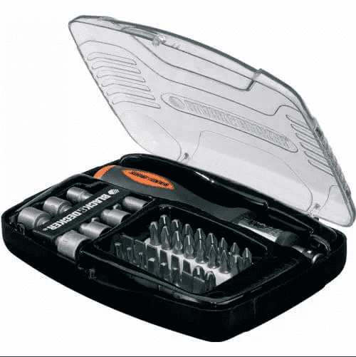 Набір біт Black+Decker Phillips, Pozidriv, Torx, Slotted, 40 шт (A7062) - Фото 1 Набір біт Black+Decker Phillips, Pozidriv, Torx, Slotted, 40 шт (A7062) - зображення 1
