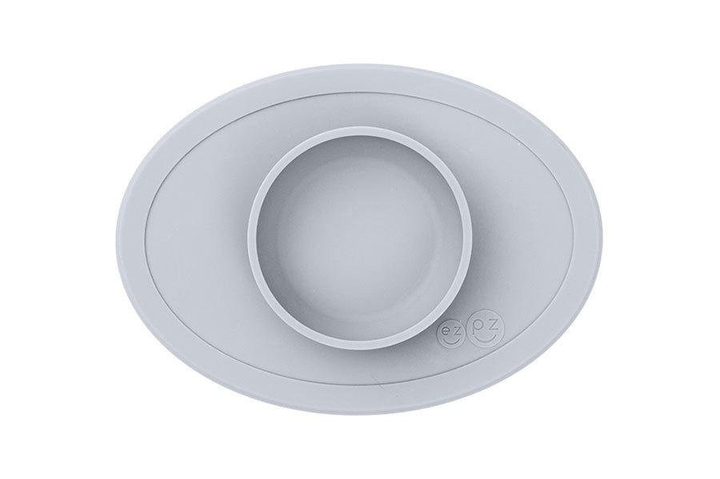 Тарілка-килимок EZPZ Tiny bowl Сіра - зображення 1