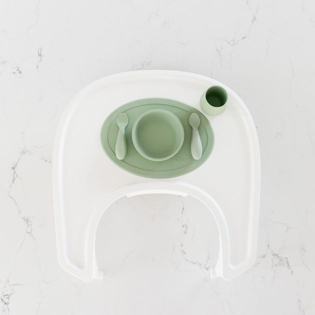 Тарілка-килимок EZPZ Tiny bowl Оливкова - зображення 3