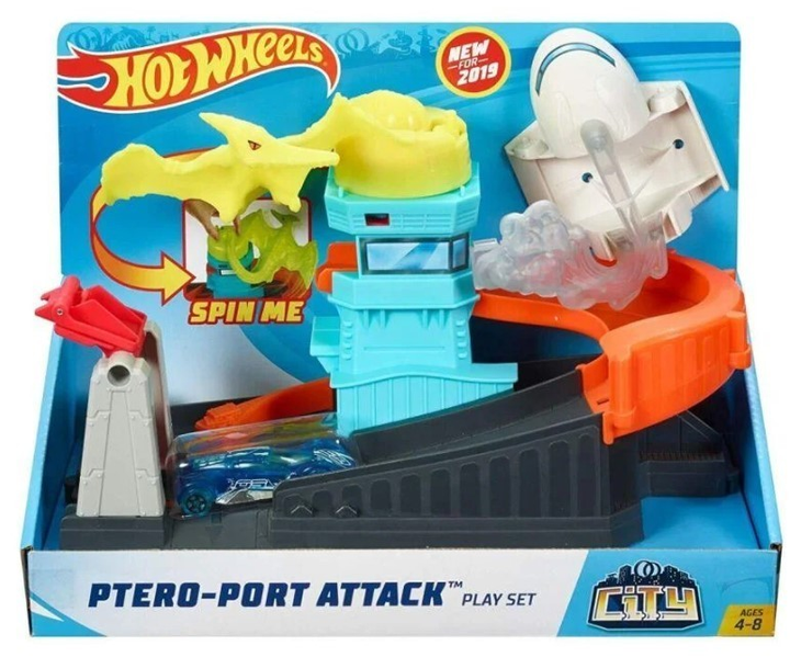 Игровой набор Трек "Атака Птеродактиля" - Hot Wheels Ptero Port Attack - изображение 3