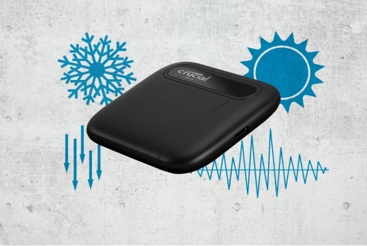 Внешний SSD накопитель Crucial X6 1TB Portable – до 540MB/s, USB