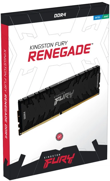Оперативна пам'ять Kingston Fury DDR4-3600 16384 MB PC4-28800 (Kit of 2x8192) Renegade Black (KF436C16RBK2/16) - зображення 2