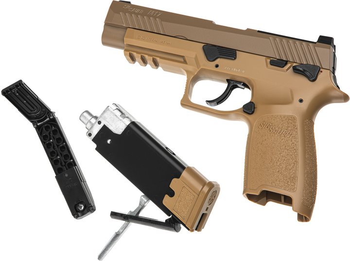 Пистолет пневматический Sig Sauer P320-M17 Blowback калибр 4.5 мм (AIR-M17-177) - изображение 3