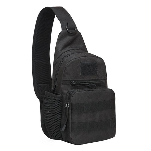 Рюкзак тактический на одно плечо AOKALI Outdoor A14 2L Black (F_5368-16908) - изображение 1