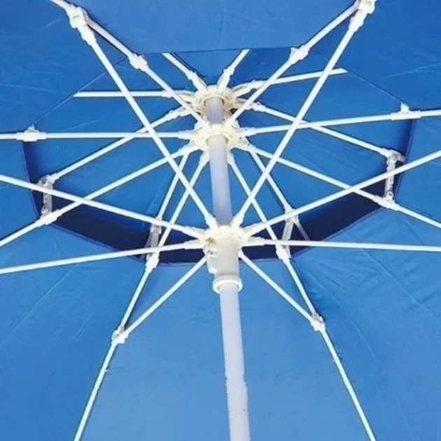 Парасолька з клапаном і чохлом для рибалки 2.3м Anti-UV (Синя) - Фото 3 Парасолька з клапаном і чохлом для рибалки 2.3м Anti-UV (Синя) - зображення 3