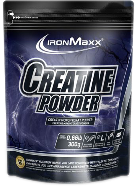 Креатин IronMaxx Creatine Powder натуральний 300 г (4260426830124 ...