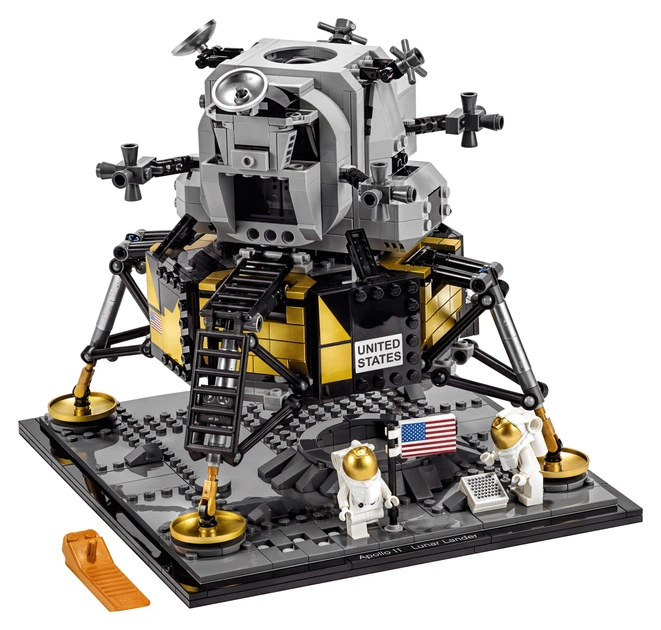 Zestaw klocków LEGO Creator Expert Lądownik księżycowy Apollo 11 NASA 1087 części (10266) - obraz 8