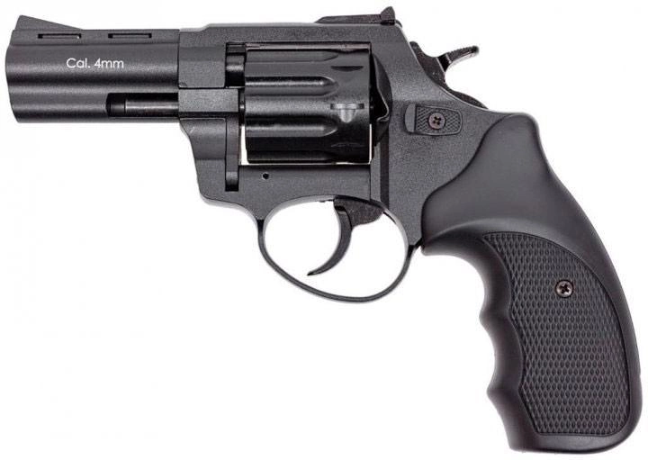 Револьвер под патрон Флобера STALKER 3" черн. рук. + в подарок Патроны Флобера 4 мм Sellier&Bellot Sigal (200 шт) - изображение 2