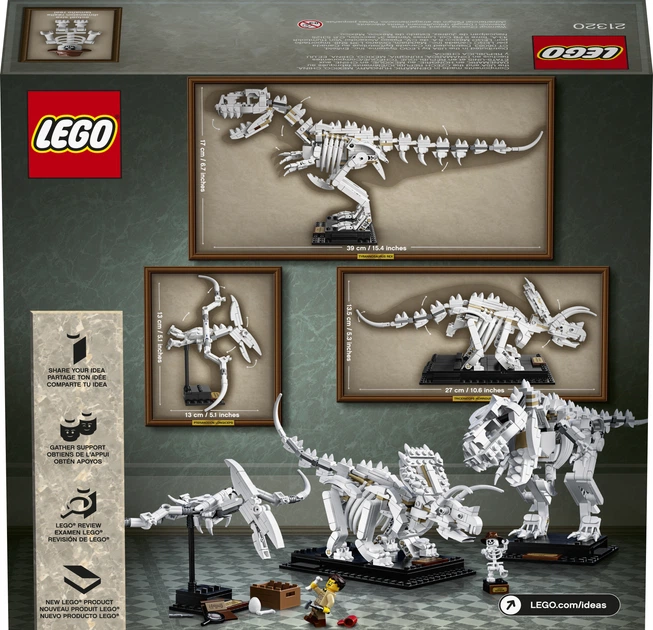 Конструктор LEGO Ideas Кістки динозавра 910 деталей (21320) - зображення 10
