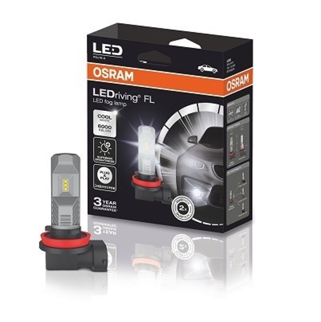 Автолампы Osram H8/H11/H16 12V 14W 6000K (67219CW) (2 шт.) White – фото ...