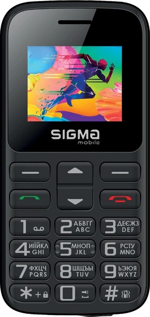 Мобільний телефон Sigma mobile Comfort 50 HIT2020 Black - зображення 1