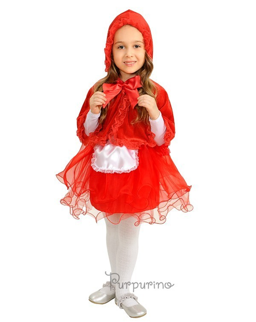 Карнавальный костюм Purpurino Красная шапочка 122-128 см (1676) – фото ...