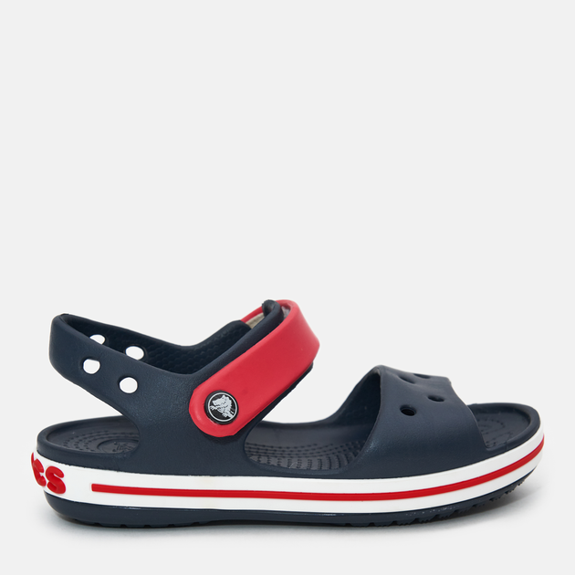 Детские сандалии для мальчика Crocs Kids Crocband 12856-485 32-33 (J1) Темно-синие с красным (883503809987) 