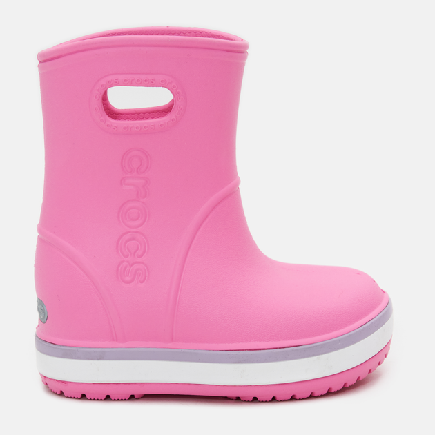Резиновые сапоги детские Crocs Crocband Rain Boot 205827-6QM-C8 24-25 ...
