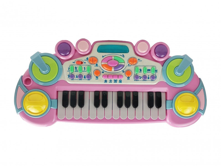 Синтезатор игрушечный CY-6032B 24 клавиши (Розовый) - изображение 1