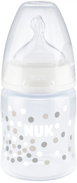 Butelka do karmienia NUK First Choice Plus z silikonowym smoczkiem 150 ml Beżowa (4008600400516) - obraz 2