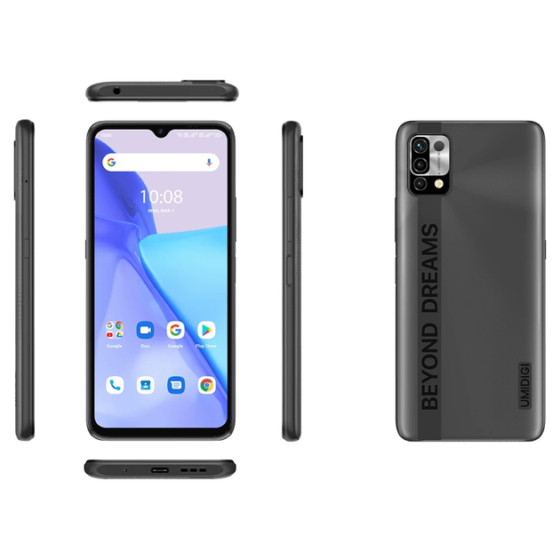 Мобильный телефон UMIDIGI power 5 3/64Gb 6150mAh Инфракрасный термометр Grey - изображение 2