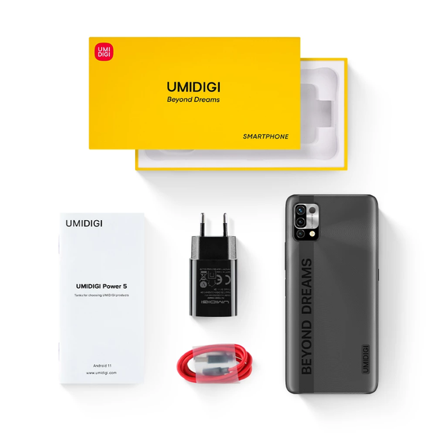 Мобильный телефон UMIDIGI power 5 3/64Gb 6150mAh Инфракрасный термометр Grey - изображение 5