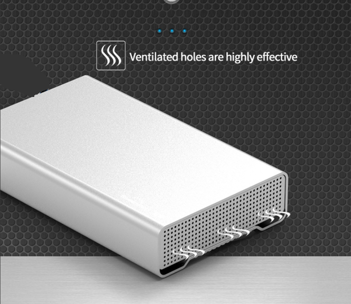 Зовнішня кишеня Blueendless BS-U35Q-С Метал USB 3.1 для HDD 3.5" - Фото 10 Зовнішня кишеня Blueendless BS-U35Q-С Метал USB 3.1 для HDD 3.5" - зображення 10