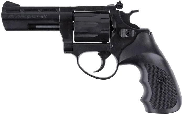 Револьвер флобера ME 38 Magnum 4R (black) + в подарок Патрон Флобера RWS Flobert Cartridges кал. 4 мм lang (Long) пуля (50 шт) + Кобура оперативная для револьвера универсальная + Оружейная чистящая смазка-спрей XADO - изображение 2