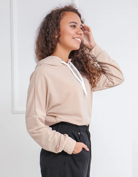 Женская толстовка без начеса GF004410 р46/48, бежевый от продавца: Your ...