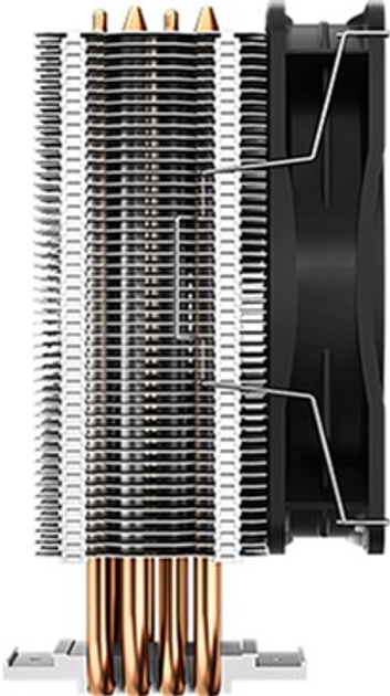 Кулер DeepCool Gammaxx 400K - изображение 5