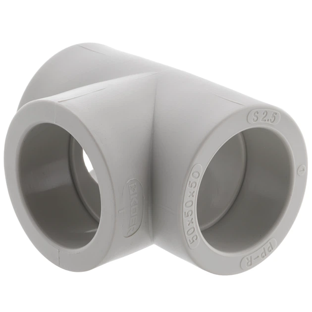 Трійник Koer 50 PPR K0011.Pro KP0014 - Фото 3 Трійник Koer 50 PPR K0011.Pro KP0014 - зображення 3