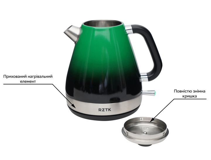 Электрочайник RZTK KS Green Ombre - изображение 9
