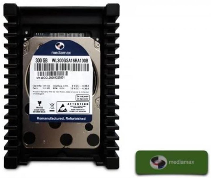 Накопитель HDD 3.5" SATA 300GB Mediamax 10000rpm 16MB (WL300GSA16RA100B) Refurbished - зображення 1