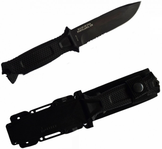 Нож туристический походный для выживания с чехлом 25 см GB (7348211-11) - изображение 1