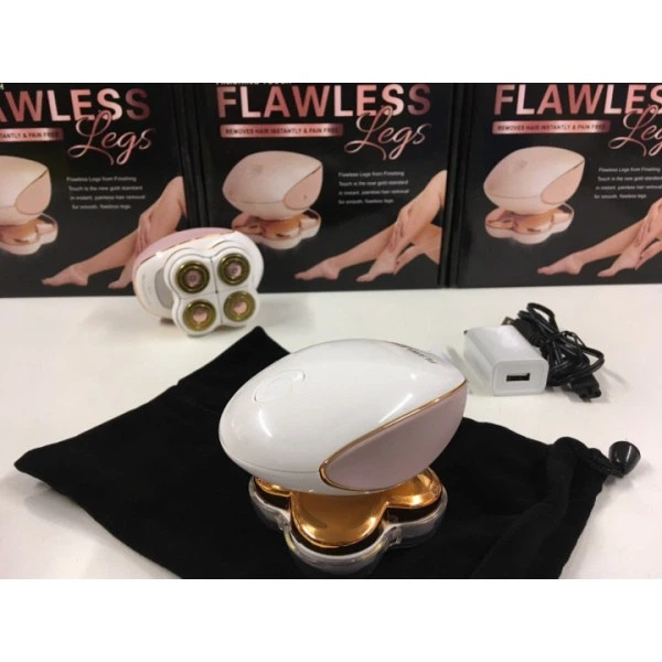 Эпилятор женский для ног Flawless аккумуляторный электробритва с 4 плавающими головками Розовый (5217) - Фото 4 Эпилятор женский для ног Flawless аккумуляторный электробритва с 4 плавающими головками Розовый (5217) - изображение 4