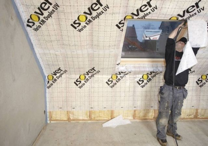Пароизоляционная мембрана паробарьер ISOVER Vario KM Duplex UV – фото ...